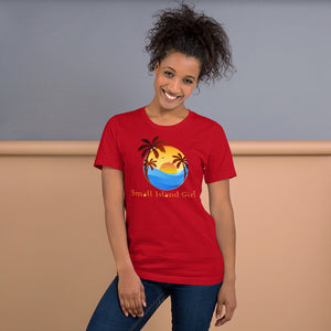 Short-Sleeve Unisex T-Shirt - Small Island Girl